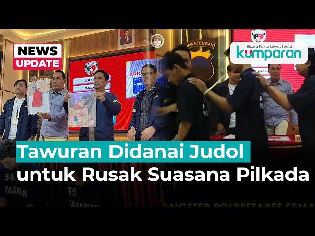 Marak Aksi Gangster Remaja di Semarang Didanai Situs Judol, untuk Rusak Pilkada