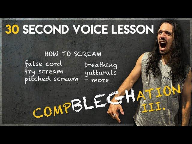 How to scream: false cord, fry scream, gutturals + more