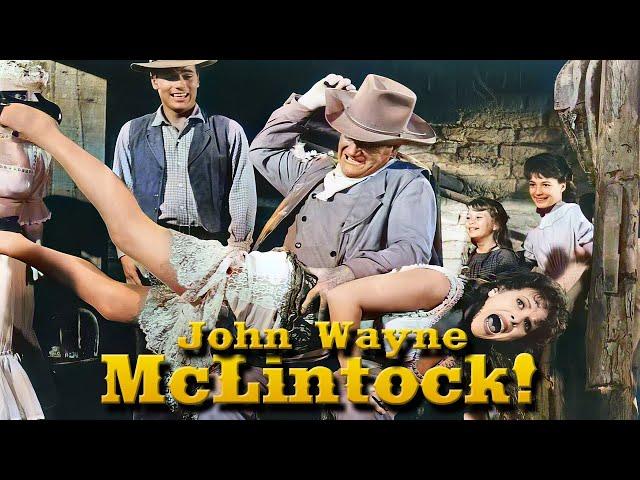 McLintock! (1963) John Wayne, Maureen O'Hara Comedy Western