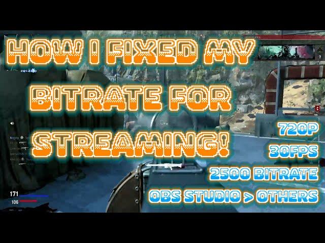 Easy/Fast BITRATE, ENCODING, & RESOLUTION FIX FOR TWITCH (More in Description)