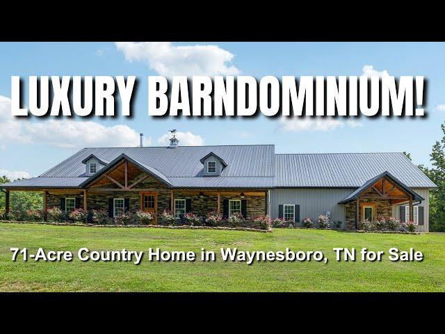 71-Acre Luxury Barndominium in Waynesboro, TN