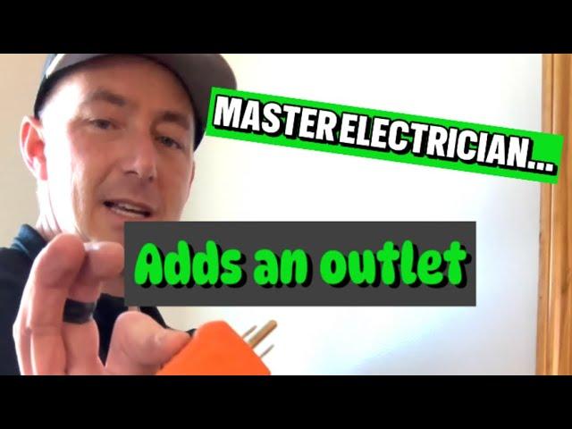 How to: install an outlet feeding from a switch.