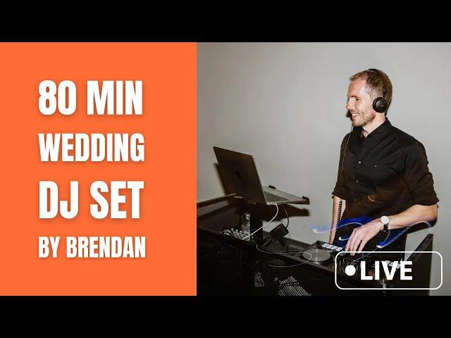 80 minute live wedding DJ set - DJ Gig Log - (dance, house, remixes, rnb, hip hop + singalongs)