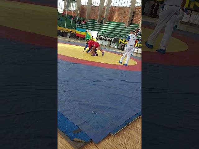 Final Sambo Categoría 64 kg Juvenil Nariño (Daniel Dueñas) vs Meta