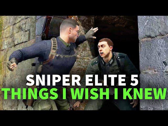 Sniper Elite 5 - 10 Things I Wish I Knew