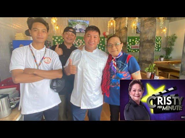 sikat na showbiz reporter pumunta sa kusina ni kabelly dagsa Ang manga tao sa restaurant ni kabelly