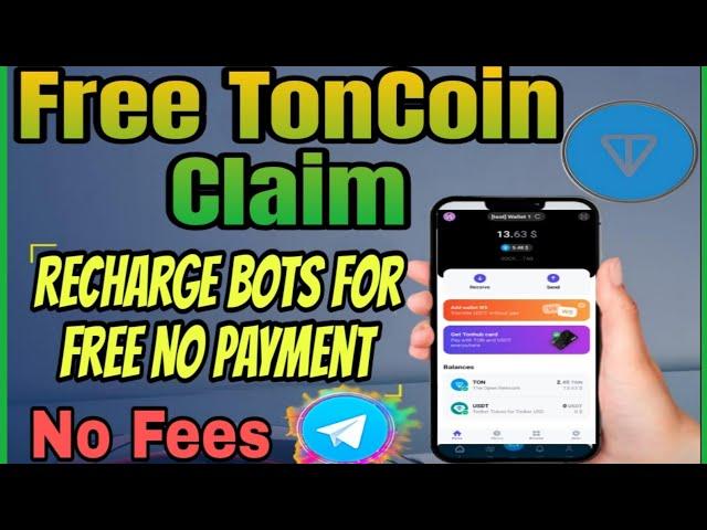 Free Toncoin Testnet For Paying Fees for telegram Bots