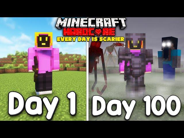 Minecraft But It Gets Scarier Every Day!