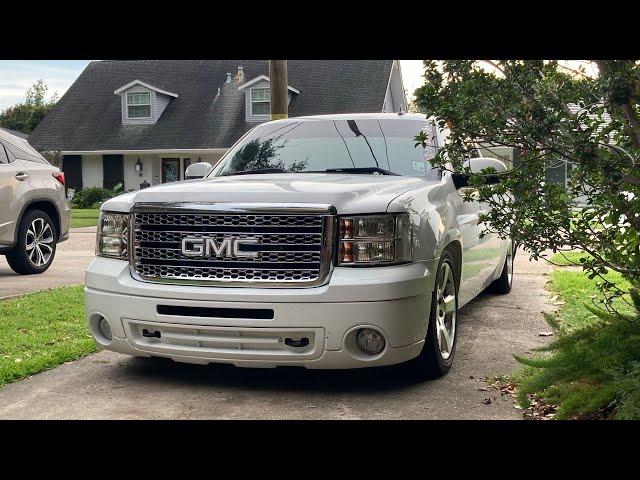 2008 gmc sierra crew cab lowered 6/11 drop