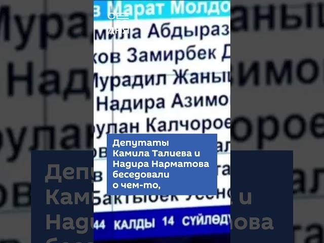 Забавное видео из парламента Кыргызстана