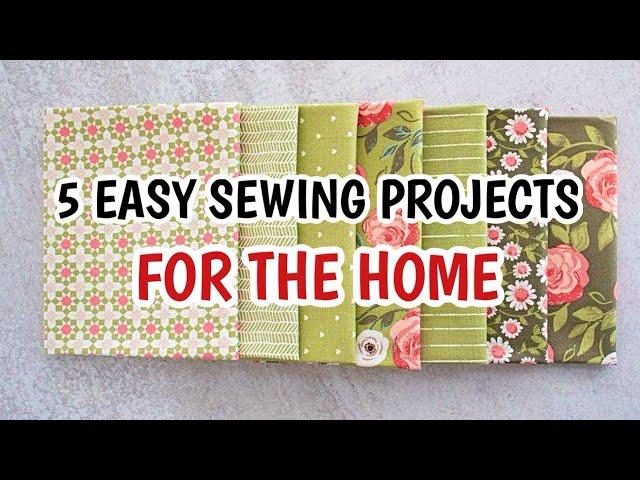 5 EASY Sewing Projects for the Home   Useful things to Sew   가정용 봉제 프로젝트 5가지   바느지