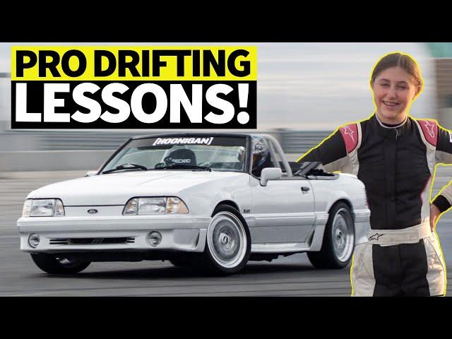 Ken Block's 14y/o Daughter Gets Drift Lessons from Formula Drift Champ -Vaughn Gittin Jr.