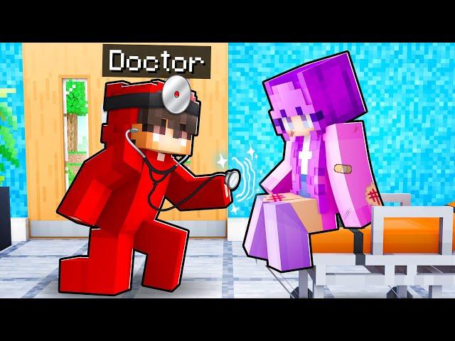 Helping My Friends as a DOCTOR In Minecraft!