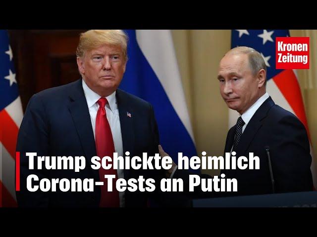 Trump schickte heimlich Corona-Tests an Putin | krone.tv NEWS