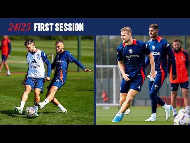 De Ligt & Mazraoui's First Training Session 