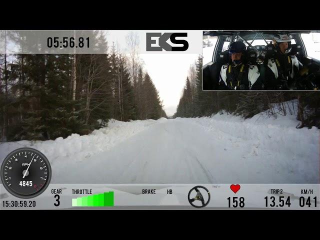 Rally Vännäs 2020 - SS11 - Mattias Ekström/Stefan Bergman