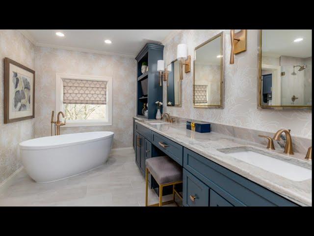 Serene Bathrooms | KP Designs - Decorating Den Interiors