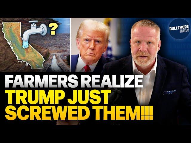 Trump Siphons Off BILLIONS OF GALLONS OF WATER From California Farmers!!!