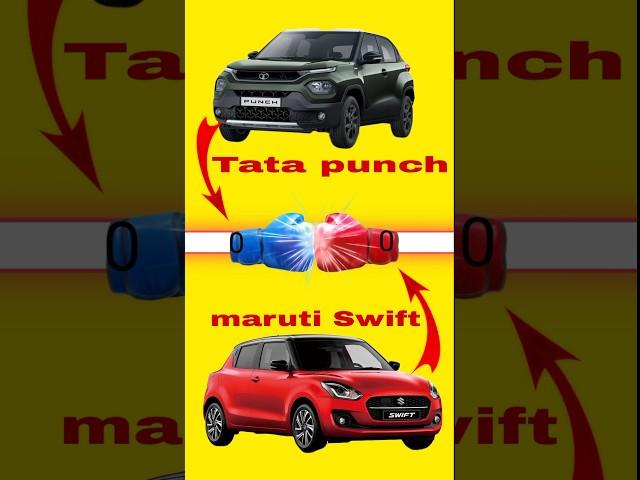 maruti Swift vs Tata punch #marutisuzuki #swift #tata #punch #mahindra #shorts #video #fortuner