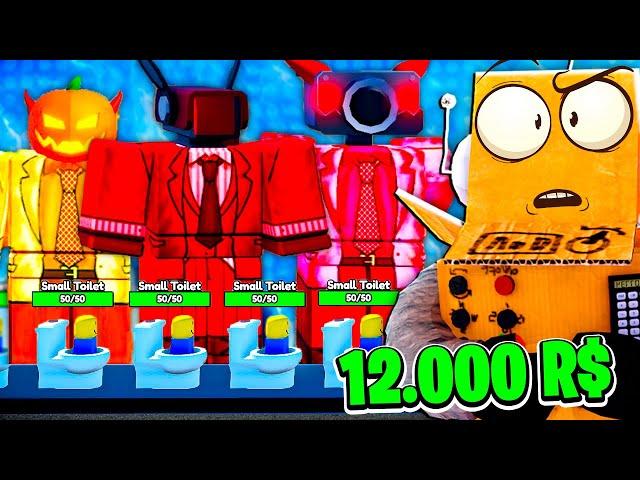 ПОСТРОИЛ ХЕЛЛОУИН ЗАЩИТУ за 12.000 РОБУКСОВ ПРОТИВ СКИБИДИ! 17 СЕРИЯ ROBLOX Toilet Tower Defense