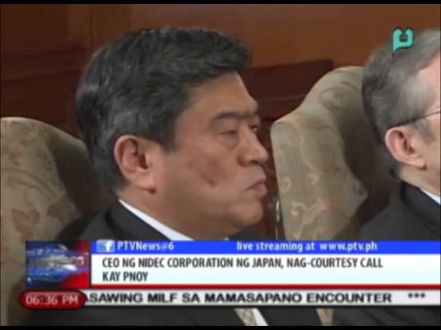 News@6: CEO ng NIDEC Corporation ng Japan, nag-courtesy call kay PNoy || Mar. 18, 2015