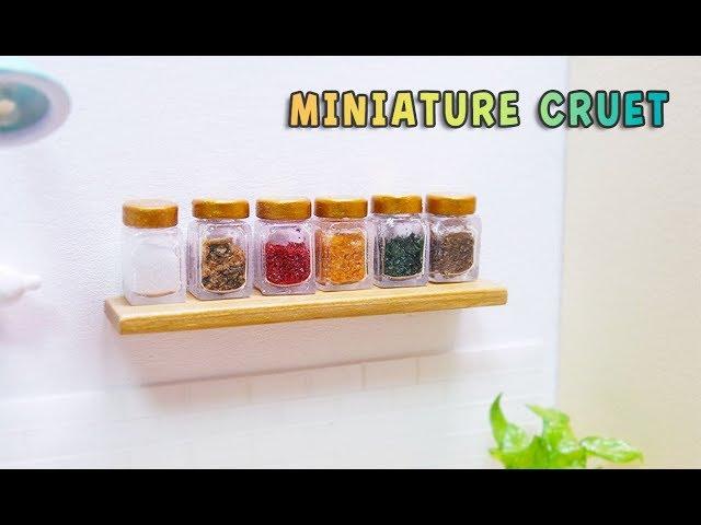 Doll Kitchen#13 DIY miniature cruets 미니어쳐 양념병세트 만들기