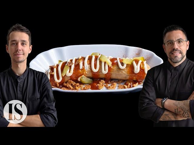 Currywurst in a German Michelin restaurant with chef Daniele Corona and Riccardo Rossi