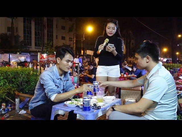 Cả trăm người đang nhậu bỗng chết lặng khi nghe cô gái này hát bài nhạc chế | Cũng chỉ mình em