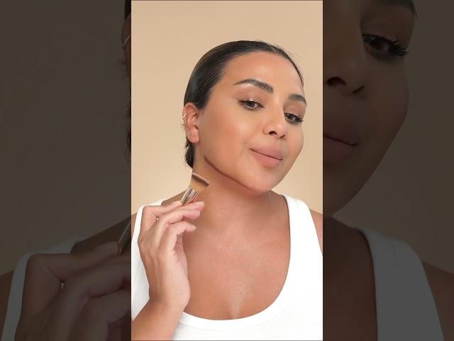 How to CONTOUR your JAWLINE! #contour #shorts