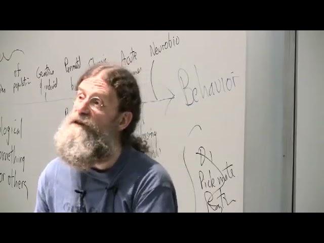 Neuro-biology of trans-sexuality : Prof. Robert Sapolsky