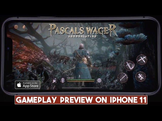 Pascals Wager Gameplay on iPhone 11