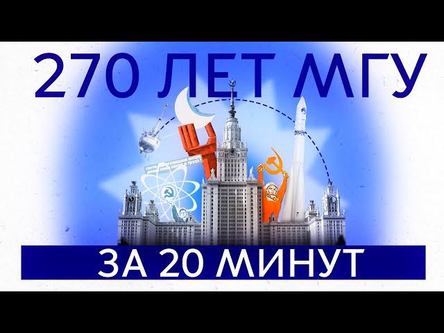 Вся история МГУ за 20 минут