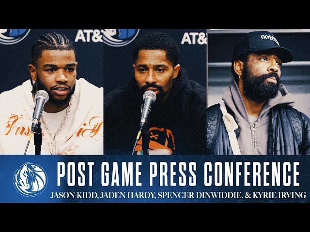 Kyrie Irving, Jaden  Hardy, Spencer Dinwiddie, & Jason Kidd | Post Game @ ATL | 11/25/24