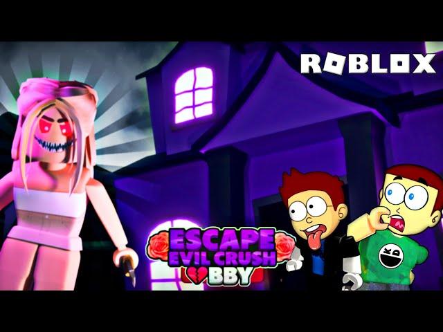 Roblox Escape Evil Crush Obby - Scary Obby | Shiva and Kanzo Gameplay