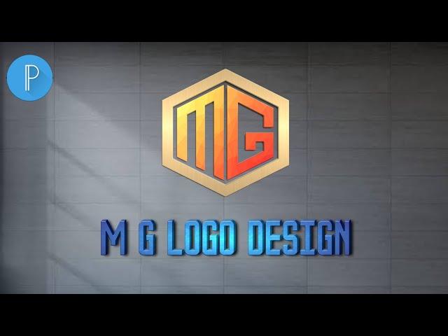 Make professional MG logo within a minute |Professional Logo Design | How to make logo on pixellab