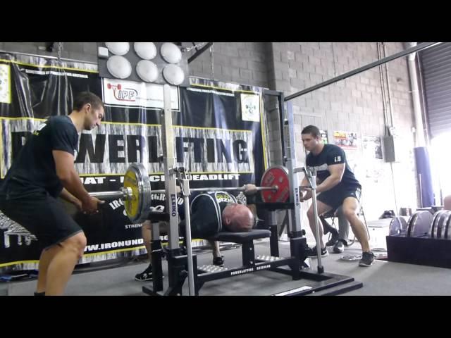 Graham McDonald 150kg Bench Press 2nd Attempt at Iron Fest 2014