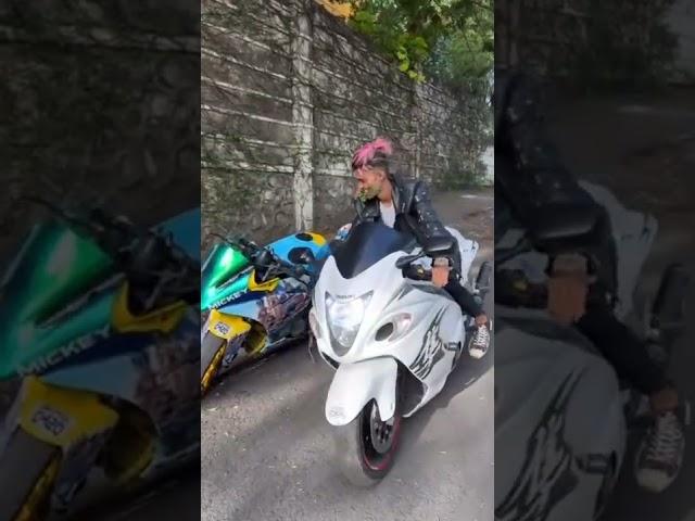 ktm tiktok hayabusa bike lover viral video  #shorts #youtubeshorts