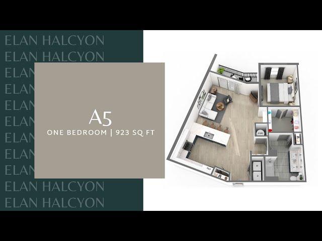 Elan Halcyon | A5 - 923 SQ. FT