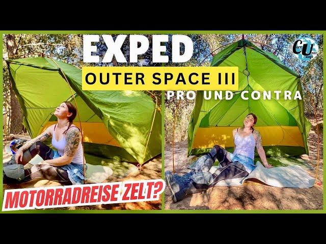 ZELT für Motorradreisen PR€IS, PRO & CONTRA | EXPED Outer Space 3