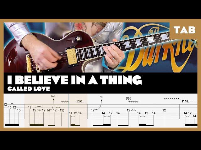 The Darkness - I Believe in a Thing Called Love - Guitar Tab | Lesson | Cover | Tutorial