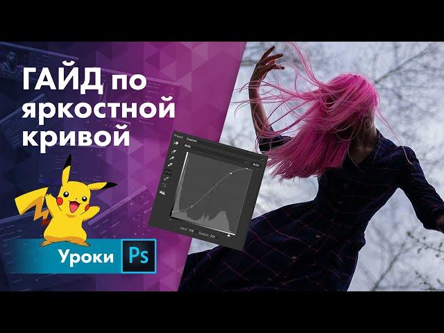 КРИВЫЕ в фотошопе / Гайд по яркостной RGB кривой