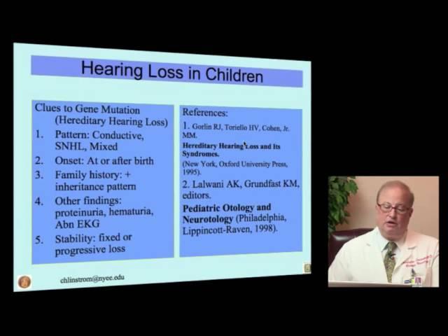 Webinar: Pediatric Hearing Loss