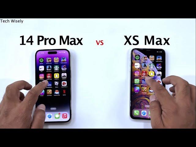 iPhone 14 Pro Max vs XS Max - SPEED TEST