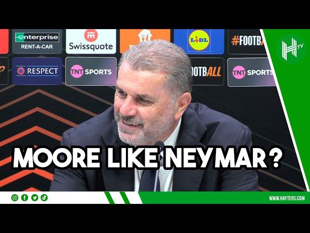 Mikey Moore like NEYMAR? He's SO EXCITING! | Ange Postecoglou