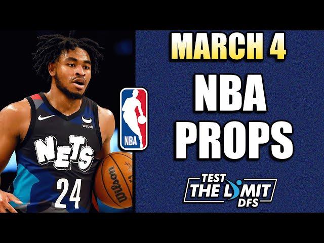 My Top 3 BEST NBA Player Props + Predictions | Tuesday 3/4/2025