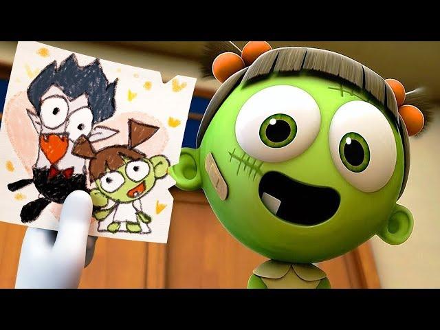 Funny Animated Cartoon | Spookiz Zizis Secret Love Letter to Cula | Videos For Kids