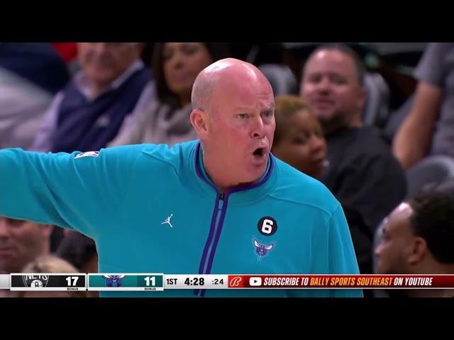 Steve Clifford getting frustrated at the refs 