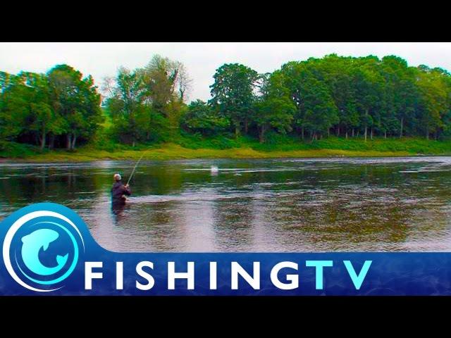 Salmon Fishing On The River Tay In Scotland