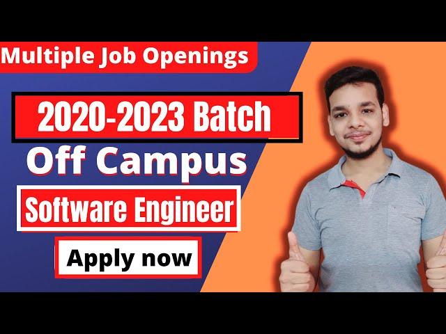 Latest Hiring | OFF Campus Job Drive | 2021 | 2022 | 2023 Batch Hiring | Freshers |Software Engineer