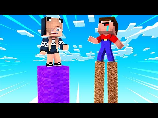 ЛАРА МАЙНКРАФТ ПРОТИВ НУБИКА ТРОЛЛИНГ В МАЙНКРАФТ ! У КОГО ДЛИННЕЕ СТОЛБЫ В MINECRAFT АДМИН ПЭНН